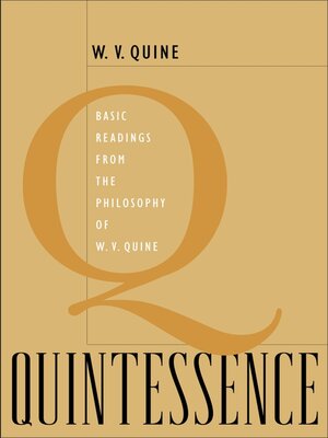 cover image of Quintessence
